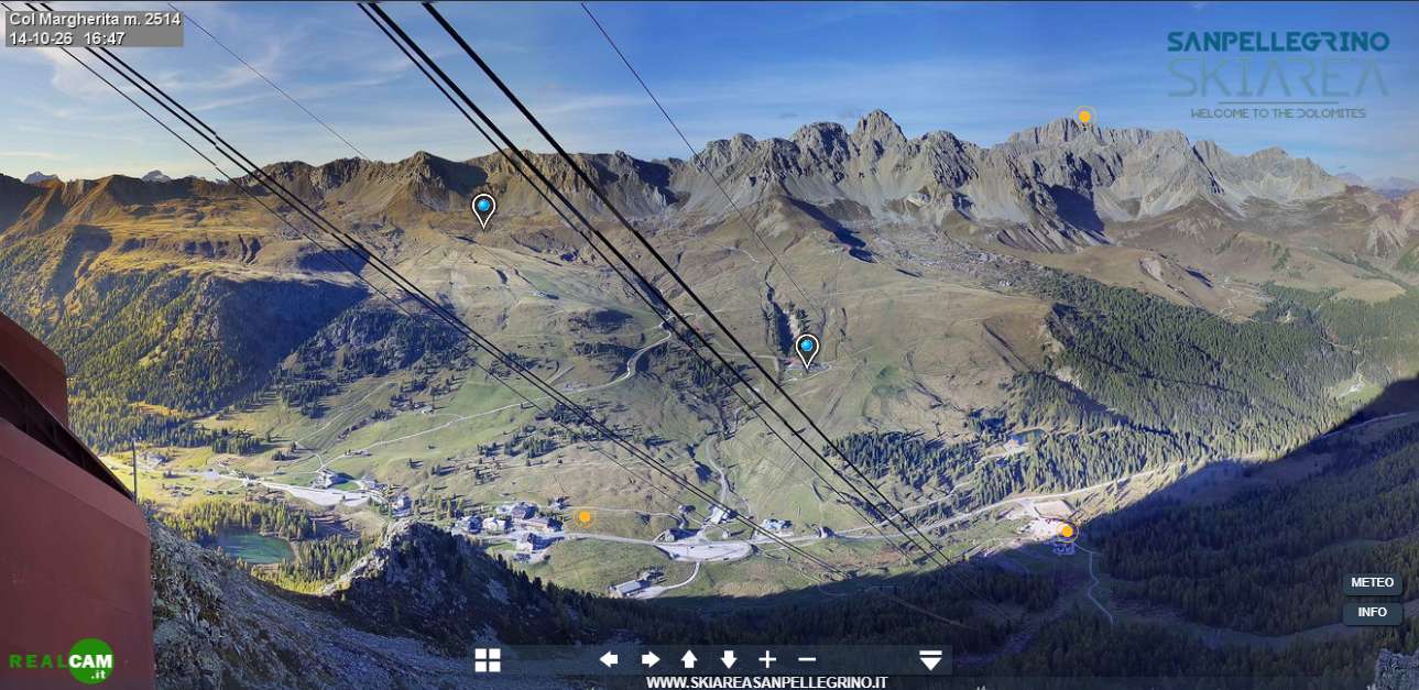 passo san pellegrino webcam